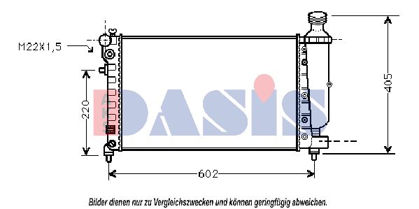 AKS DASIS Radiators, Motora dzesēšanas sistēma 061070N